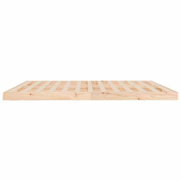Bed Frame without Mattress 120x190 cm Small Double  Solid Wood Pine - Image 12