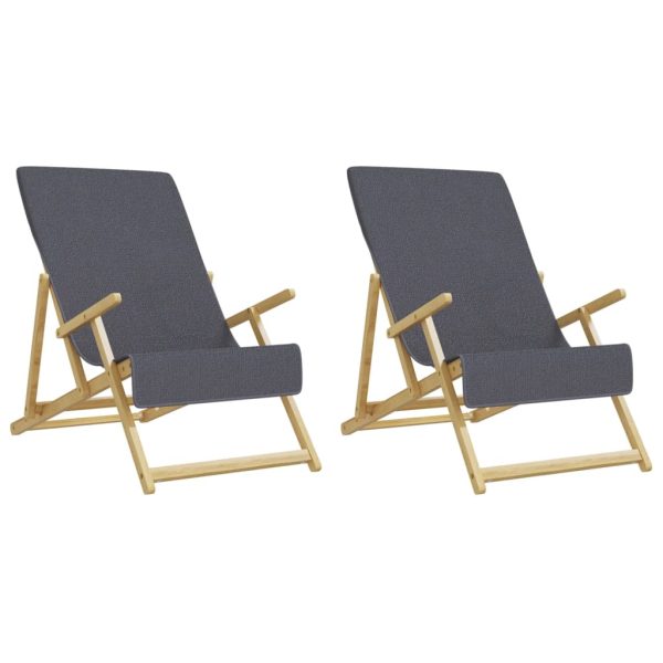 Beach Towels 2 pcs Anthracite 60x135 cm Fabric 400 GSM - Image 4