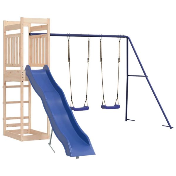 Outdoor Playset Solid Wood Pine - Image 4