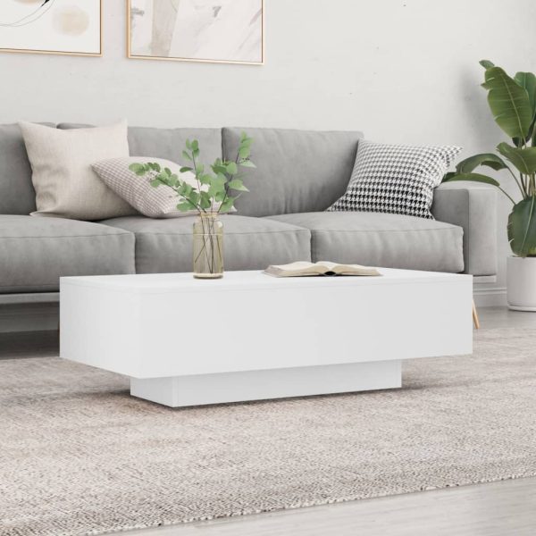 Coffee Table Concrete Grey 100x49.5x31 cm Engineered Wood - Image 7