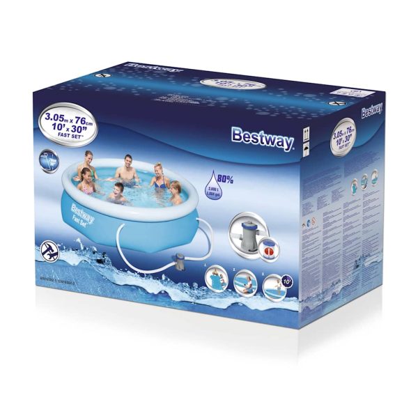 Bestway Swimming Pool Set Fast Set 305x76 cm 57270 - Image 6