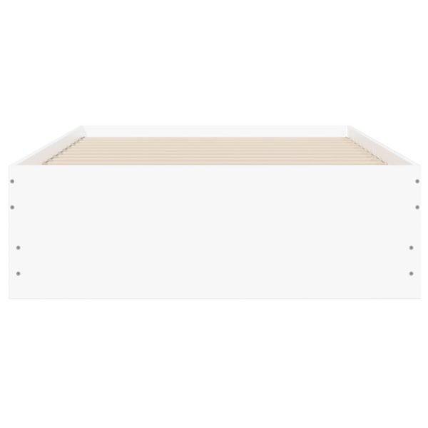 Bed Frame with Drawers without Mattress White 90x200 cm - Image 6
