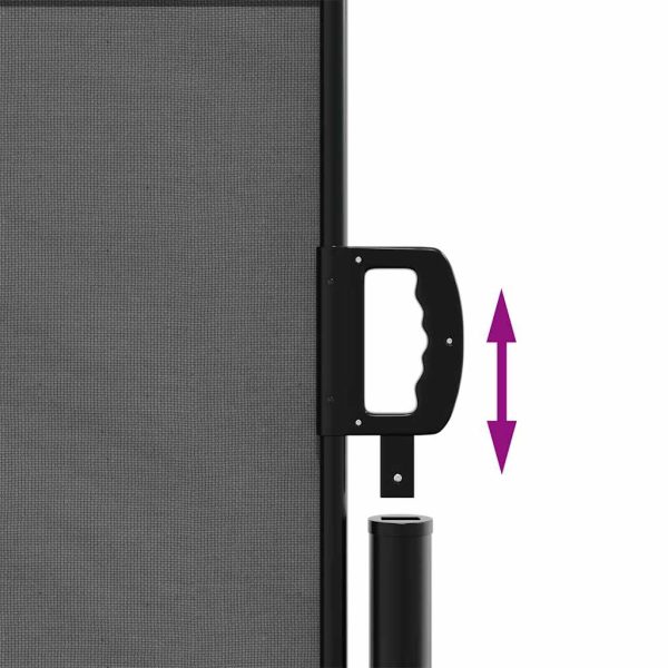 Retractable Side Awning Anthracite 120x500 cm - Image 6