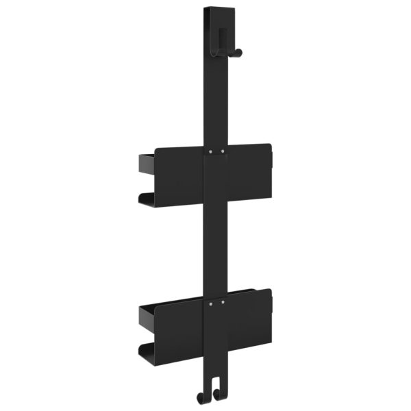 Hanging Shower Caddy Matt Black Brushed 304 Stainless Steel - Image 6