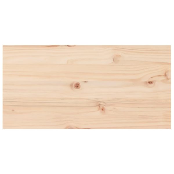 Table Tops 2 pcs 80x40x1.7 cm Rectangular Solid Wood Pine - Image 3