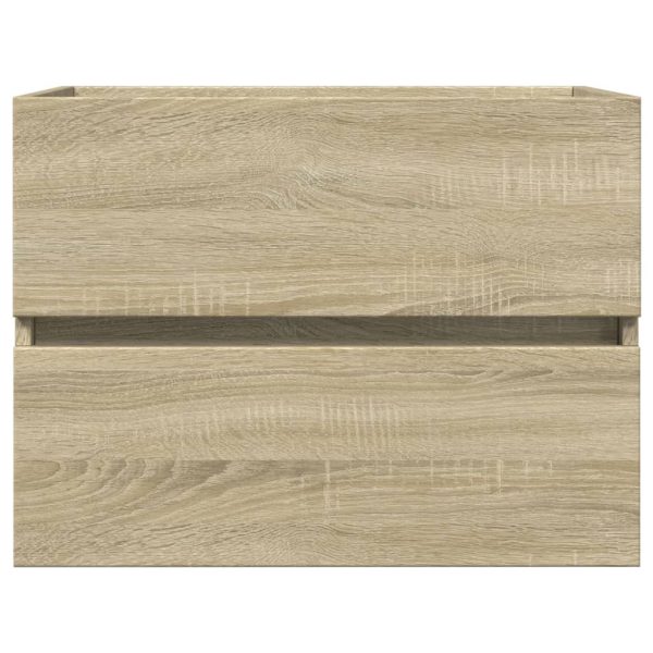 Sink Cabinet Sonoma Oak 100x38.5x45 cm Engineered Wood - Image 10