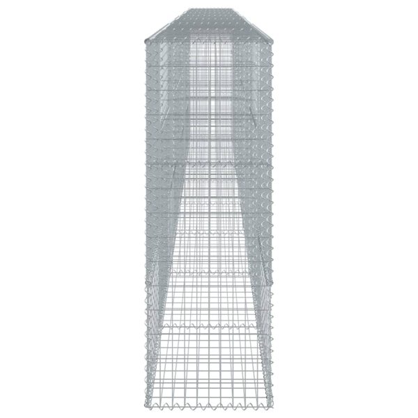Gabion Basket with Cover 800x50x150 cm Galvanised Iron - Image 4