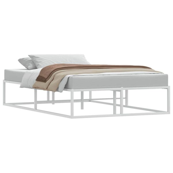 Bed Frame without Mattress Black Metal 120x200 cm - Image 15