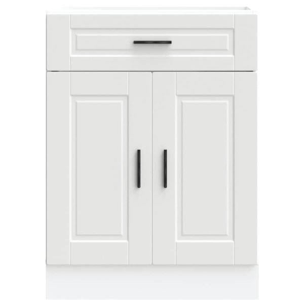 Kitchen Base CabinetÂ Porto White Engineered Wood - Image 4