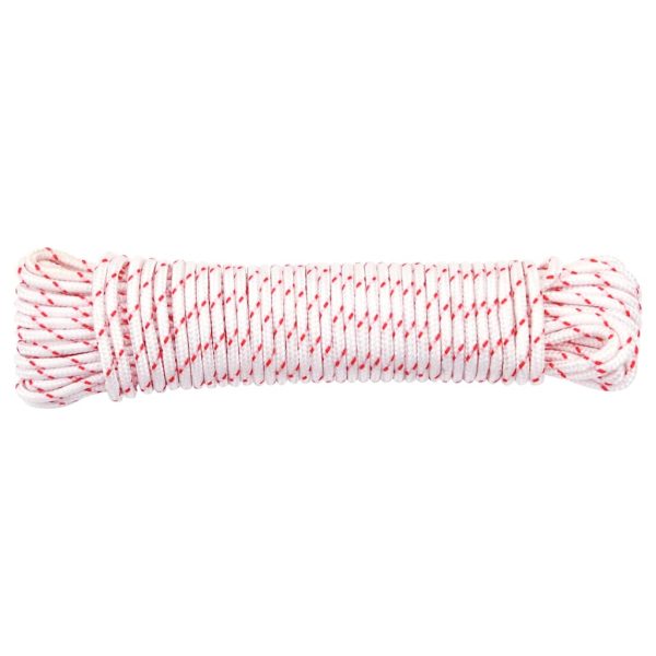Pull Starter Cord White and Red Ã˜3 mm 10 m Nylon - Image 4