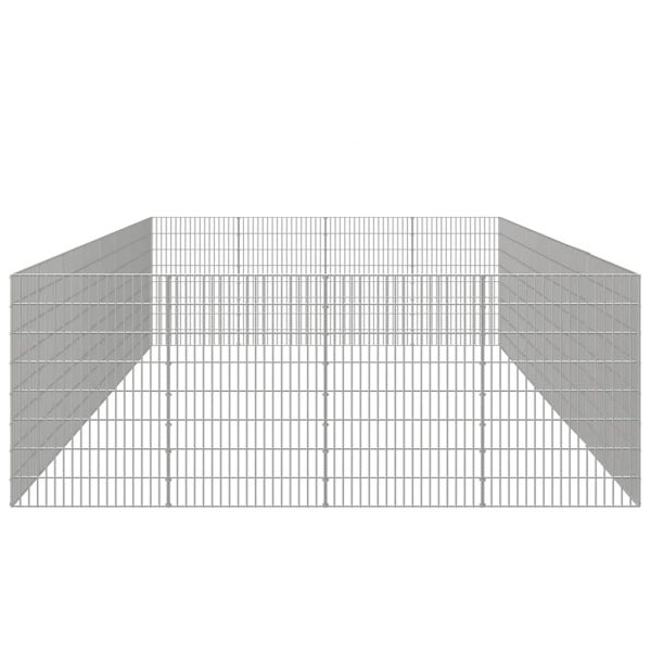 Free Range Animal Enclosure 12-Panel 54x100 cm Galvanised Iron - Image 17