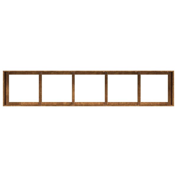 Planter Rusty 200x40x40 cm Weathering Steel - Image 6