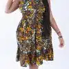 Kadiatou Kente African Silhouette Dress