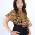 Alex Woven Jet Black African Ankara Print Cape