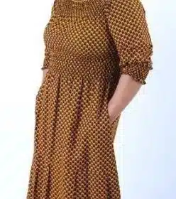 Denise Gorgeous Mustard Halter Long Sleeve Stunning Maxi
