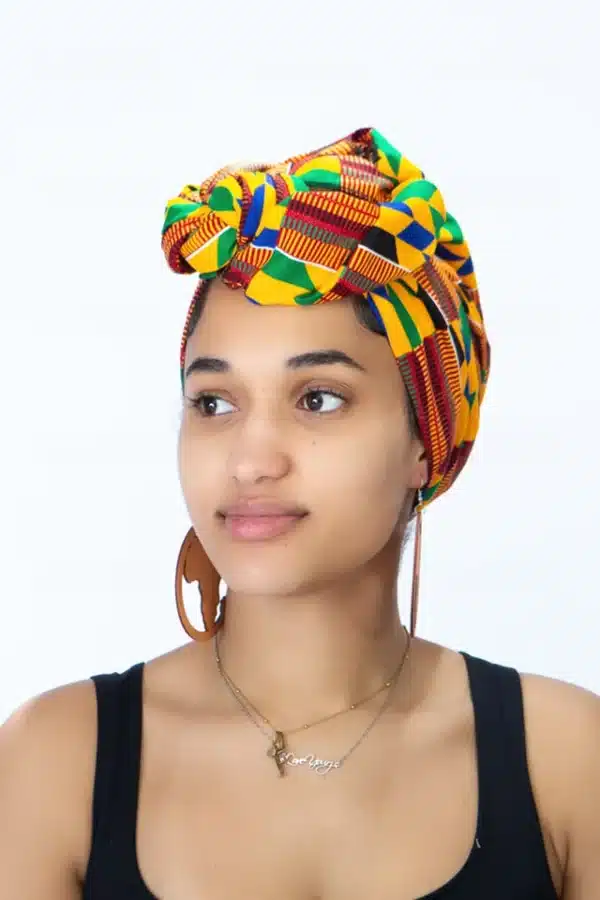 Headwrap in Ankara African Print