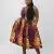 Love Heart Neck Multi Ankara Dress