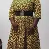Mirembe African Ankara Print Quarter Sleeve Dress