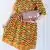 Sally Kente Collared Quarter Sleeve A-line Dress