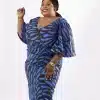 This Narissa Blue African Print Maxi Dress is a Perfect for Your Closet.